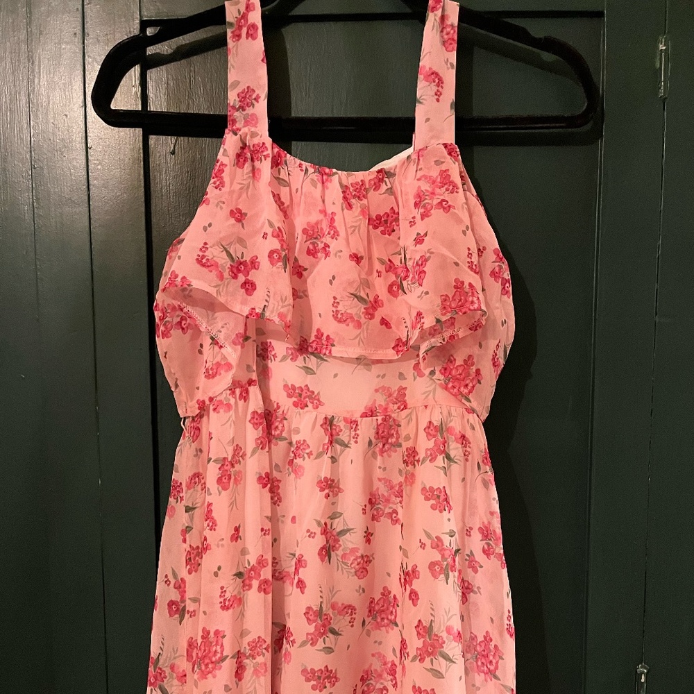 Mayoral Pink floral dress